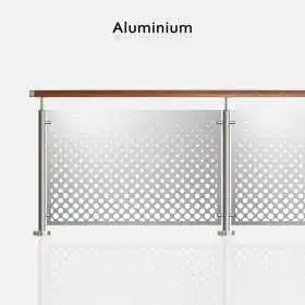 Tôle perforée inox et aluminium - Modèles disponibles