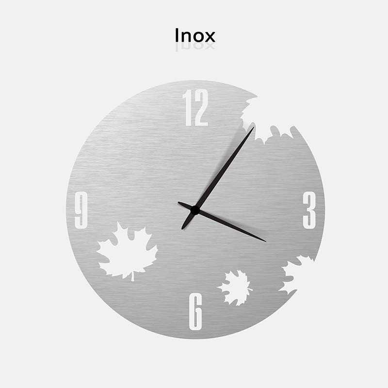 Horloge géante en inox