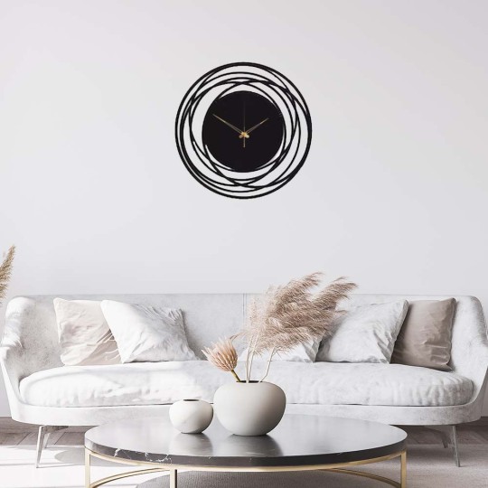 Horloge murale géante en acier galvanisé | Laserkit ®