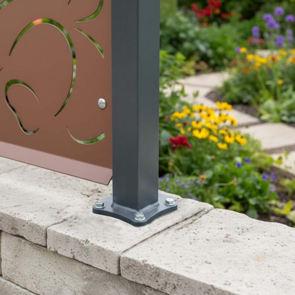 Clôture acier 1800mm personnalisable