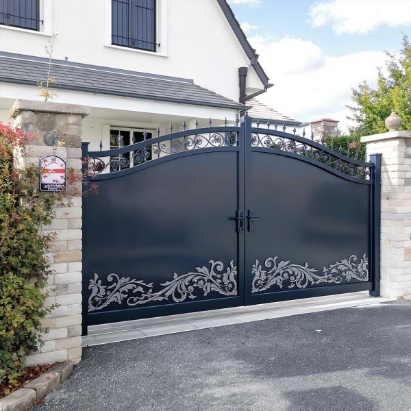 Tôle pour portail en acier thermolaqué