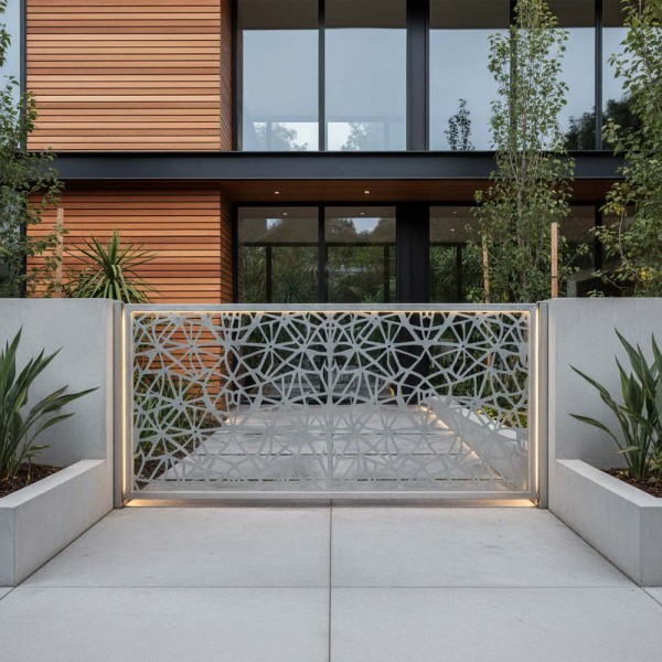 Tôle pour portail en acier galvanisé