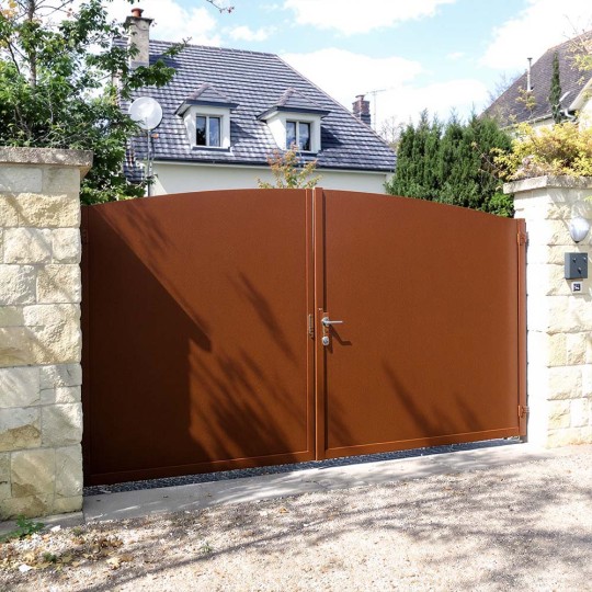 Tôle pour portail en acier Corten