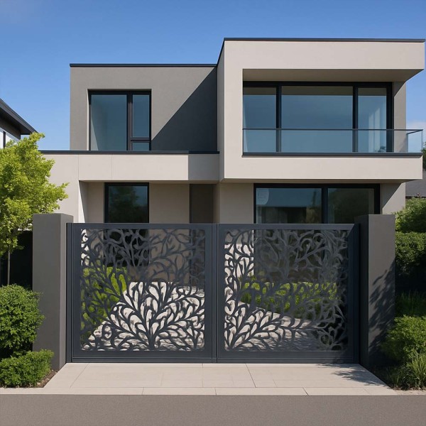 Tôle pour portail en aluminium