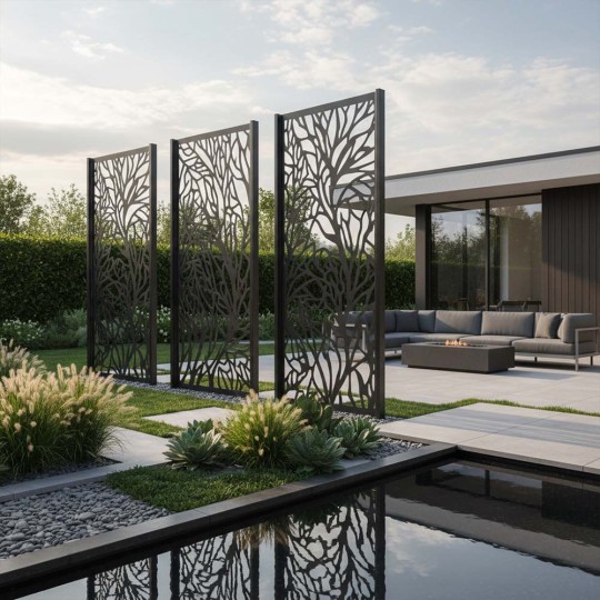 Brise-vue en acier aluminium