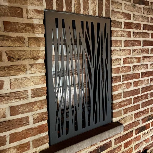 Tôle personnalisée découpée au laser motif organique