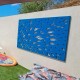Tôle personnalisée découpée au laser motif poisson
