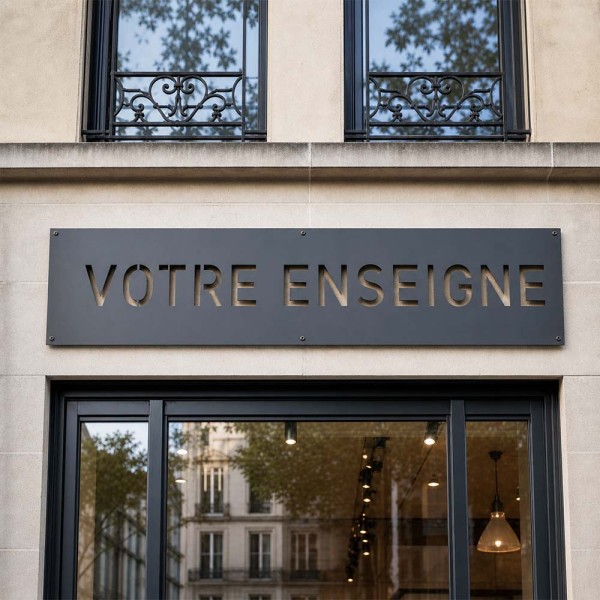 enseigne magasin personnalisée