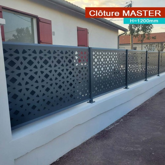 Clôture 1,2m de hauteur sur muret MASTER