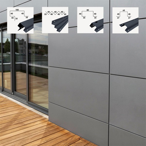 Profilés pour Bardage Aluminium Sur Mesure | Laserkit