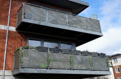 garde-corps découpé au laser