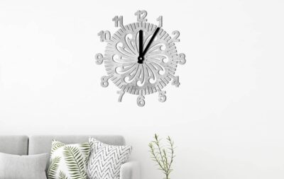 horloge géante métal tôle aluminium