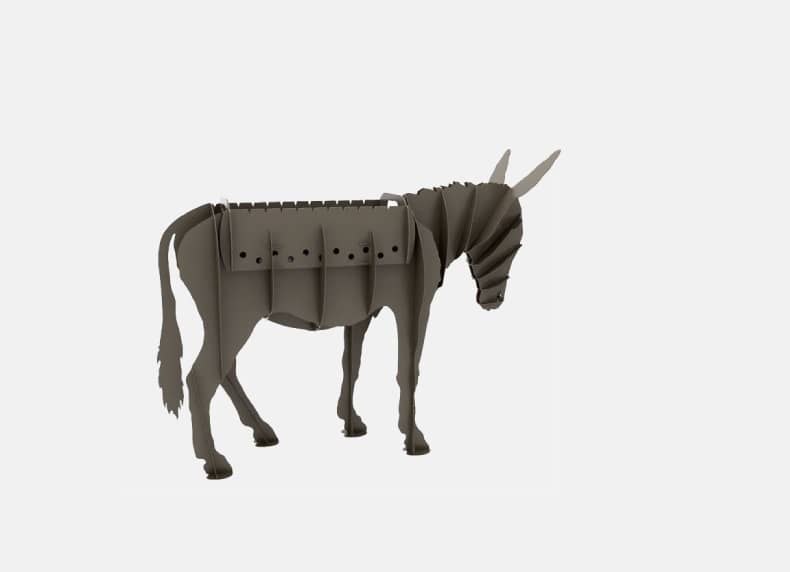 sculpture métal animal