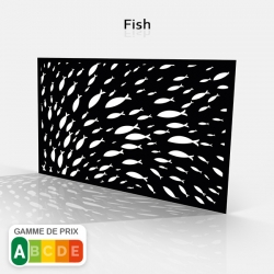 tôle décorative aquatique aux motifs fish
