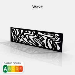 tôle décorative aquatique au motif wave