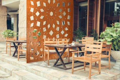 claustra extérieur tôle perforée décorative