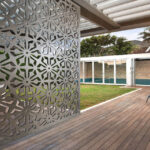 Panneau brise vue en tôle perforée