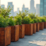 Jardinière sur mesure pour balcon : astuces gain de place et design