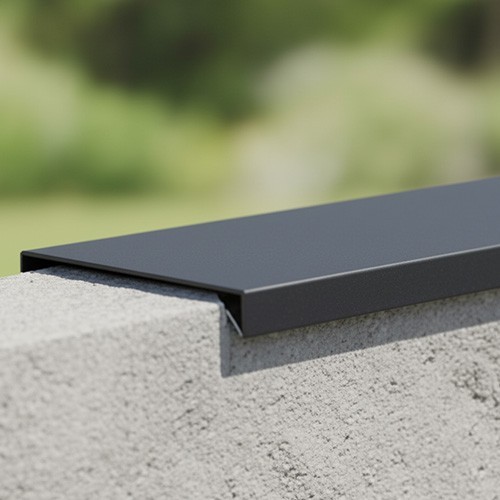 Couvertine sur muret