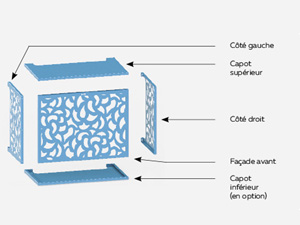 Cache clim en kit