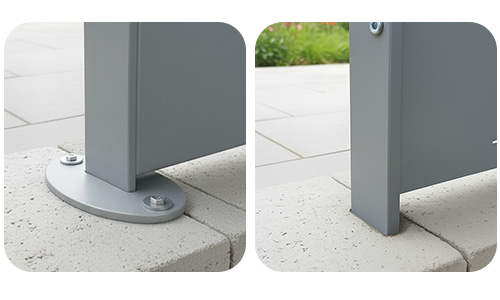 Fixation clôture elite