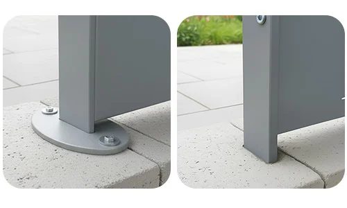 Fixation clôture Elite