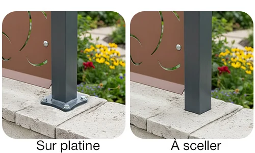 Fixation clôture Master