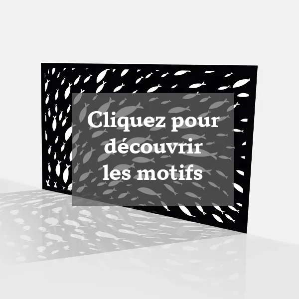 Tôle motif aquatique