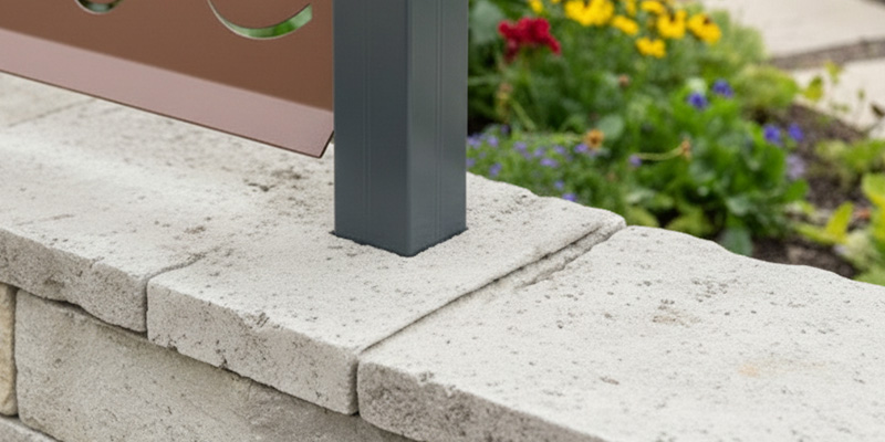 Poteau soudé clôture master