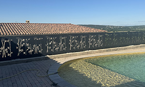 Clôture jardin sur mesure