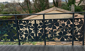 garde-corps tôle