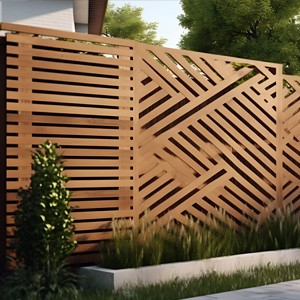 Brise vent tole déco