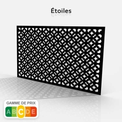 Tôle motif géométrique Etoiles 2:1