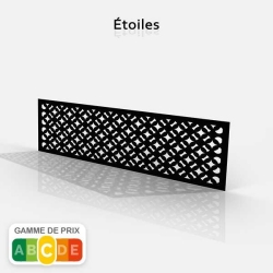 Tôle motif géométrique Etoiles 4:1