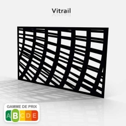 Tôle motif vitrail