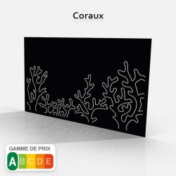 Tôle motif coraux