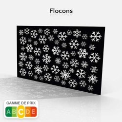 Tôle motif flocons
