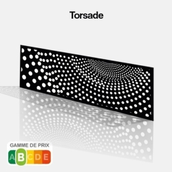 Tôle motif torsade soubassement Tôle motif torsade soubassement