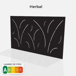 Motif decoupe laser Herbal, herbes