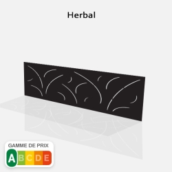 Motif decoupe laser herbes Herbal