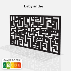 Motif découpe laser labyrinthe