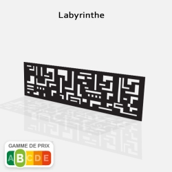 Motif découpe laser labyrinthe