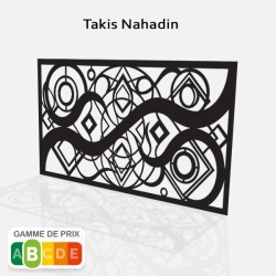 Décor decoupe laser contemporain façon Takis Nahadin