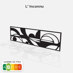 Décor decoupe laser contemporain L'inconnu