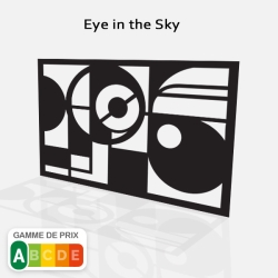 Motif découpe laser yeux "Eye in the Sky"