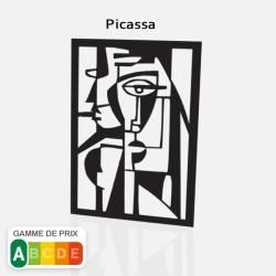 Motif découpe laser Picassa inspiré de Picasso