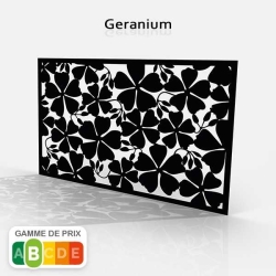 Tôle motif Floral Géranium 2:1
