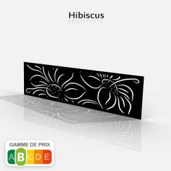 Tôle motif Floral Hibiscus 4:1