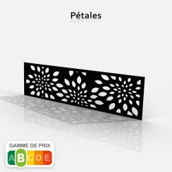 Tôle motif Floral Pétales 4:1