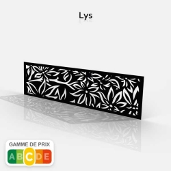 Tôle motif Floral Lys 4:1